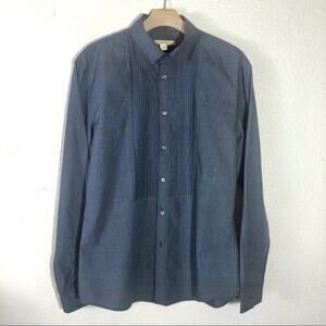John Varvatos blue dress‎ shirt medium